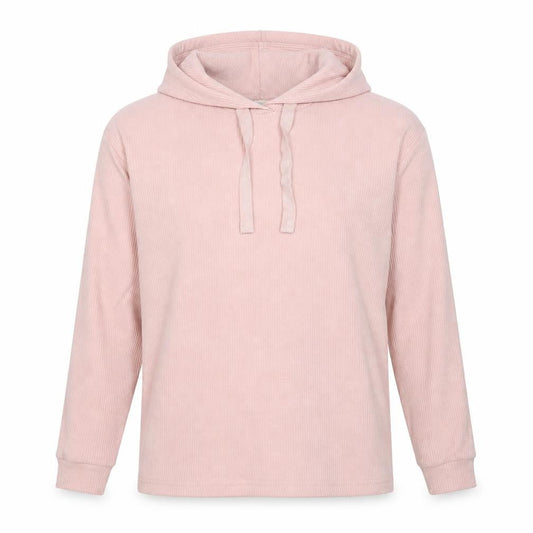 New Look Womens Pink Polyester Pullover Hoodie Size M Pullover