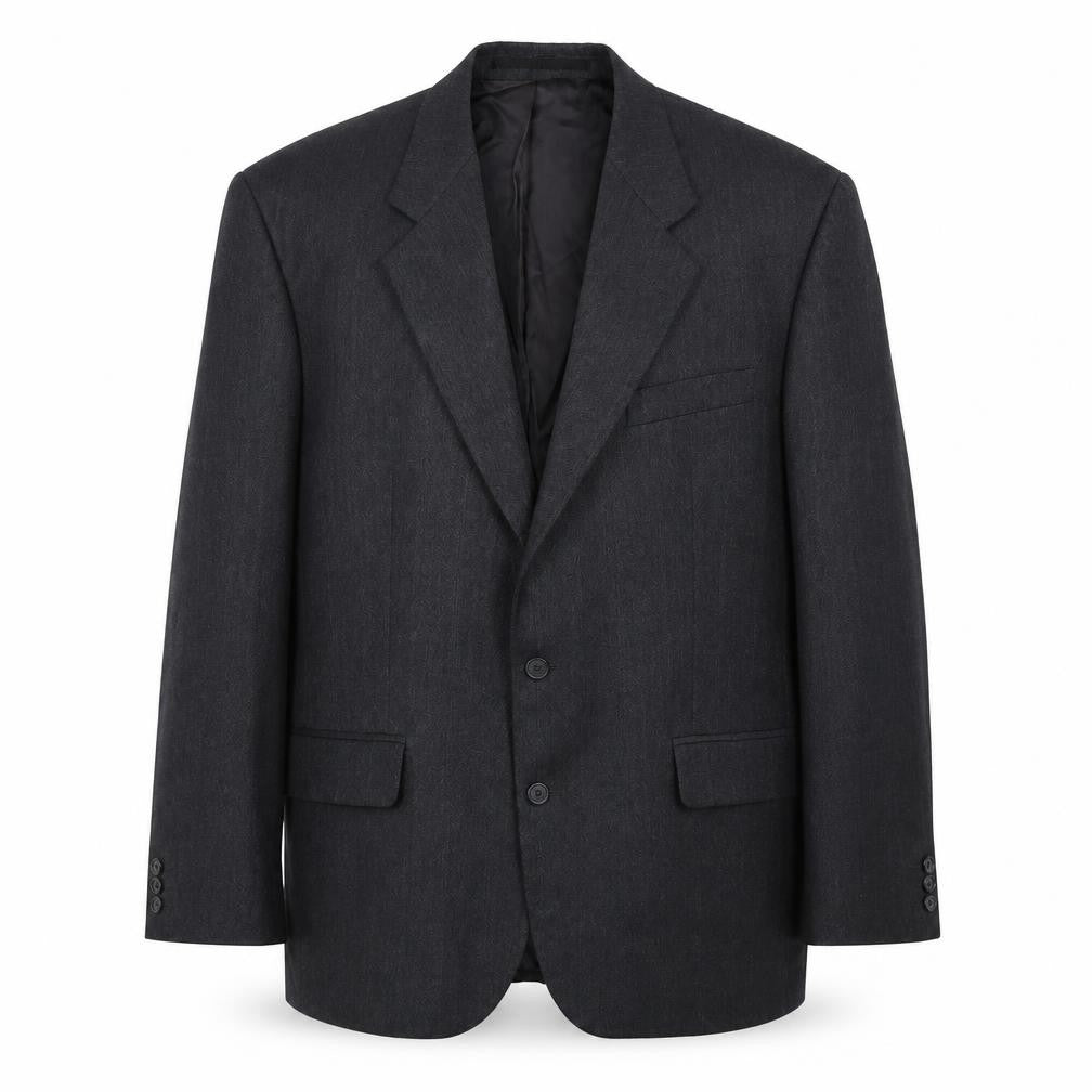 The Label Mens Grey Wool Jacket Suit Jacket Size 42 Regular