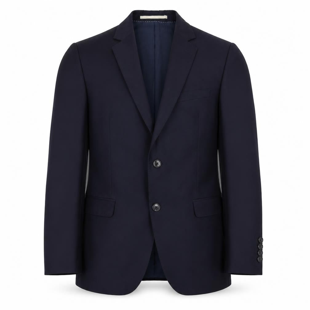 Blazer Mens Blue Polyester Jacket Suit Jacket Size 38 Regular