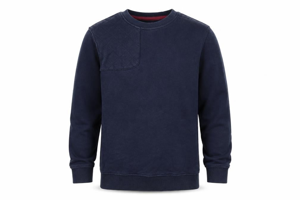 Marks & Spencer Boys Blue Cotton Pullover Sweatshirt Size 9-10 Years Pullover