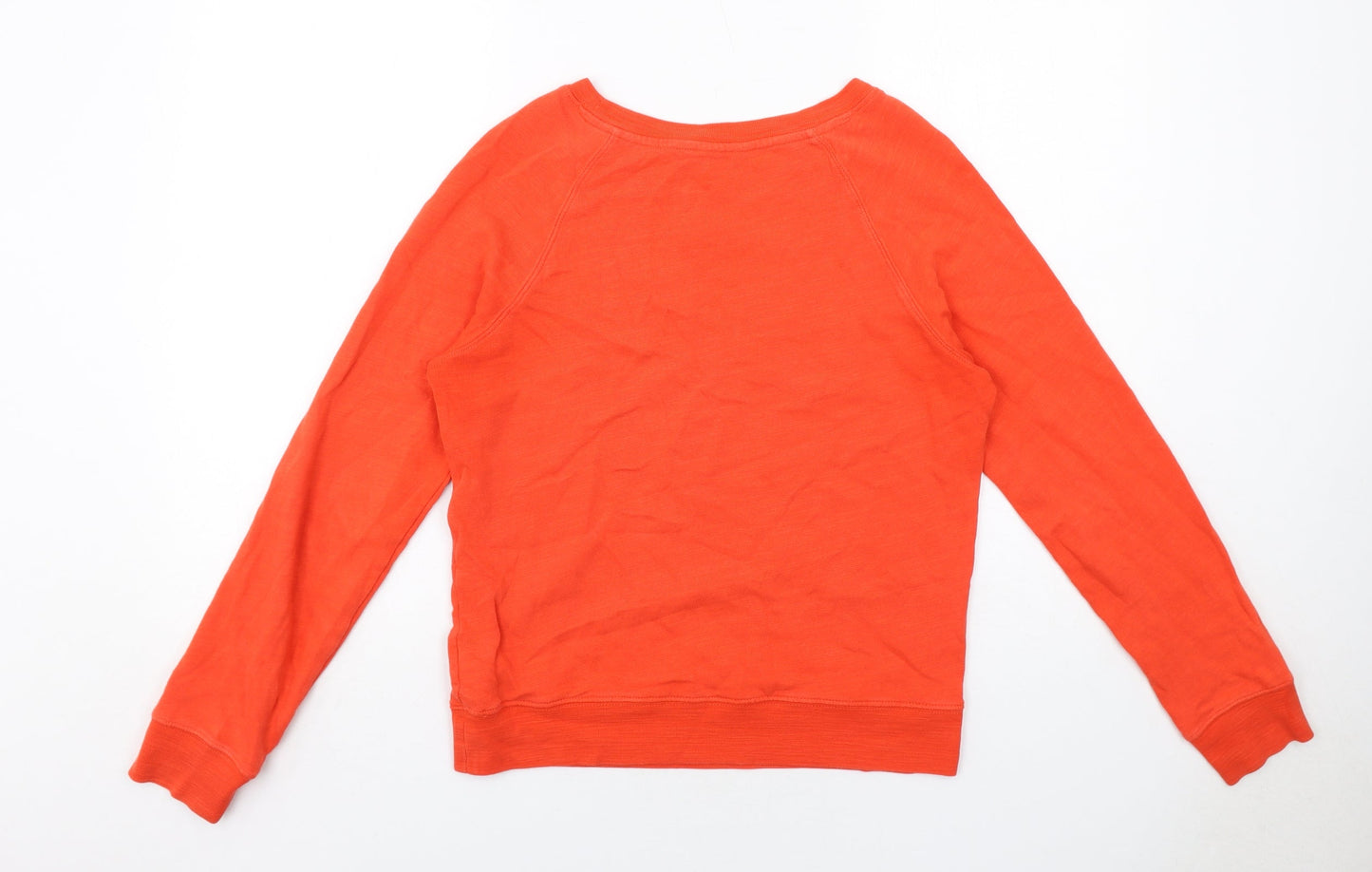 Marks and Spencer Womens Orange Cotton Pullover Sweatshirt Size 6 Pullover - California