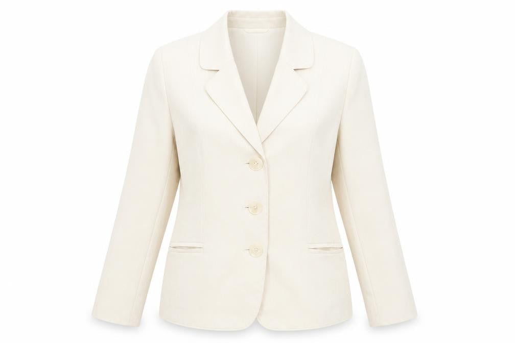 BHS Womens Beige Polyester Jacket Blazer Size 14