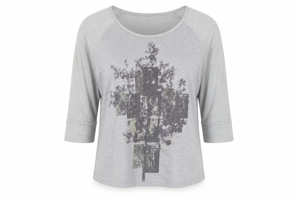 NEXT Womens Grey Polyester Basic T-Shirt Size 10 Round Neck
