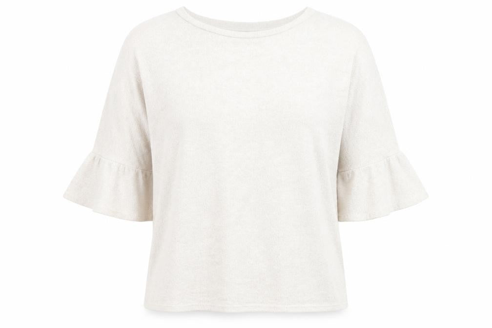 Marks & Spencer Womens Beige Round Neck Viscose Pullover Jumper Size 14