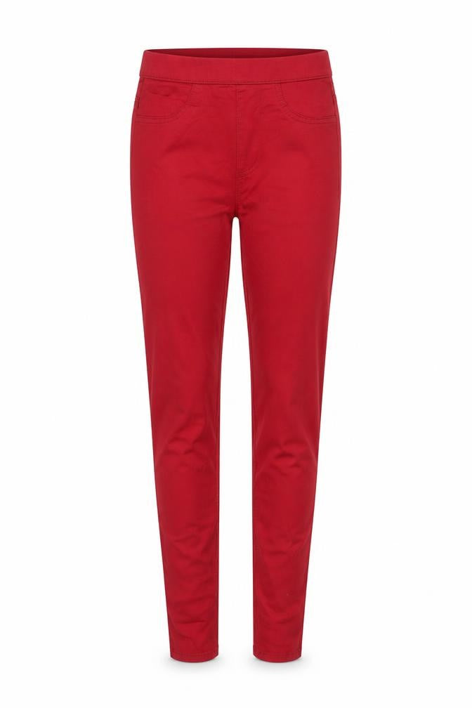 Marks and Spencer Womens Red Cotton Jegging Jeans Size 6 Regular