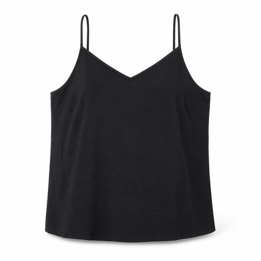 Marks and Spencer Womens Black Polyester Basic Tank Size 12 V-Neck