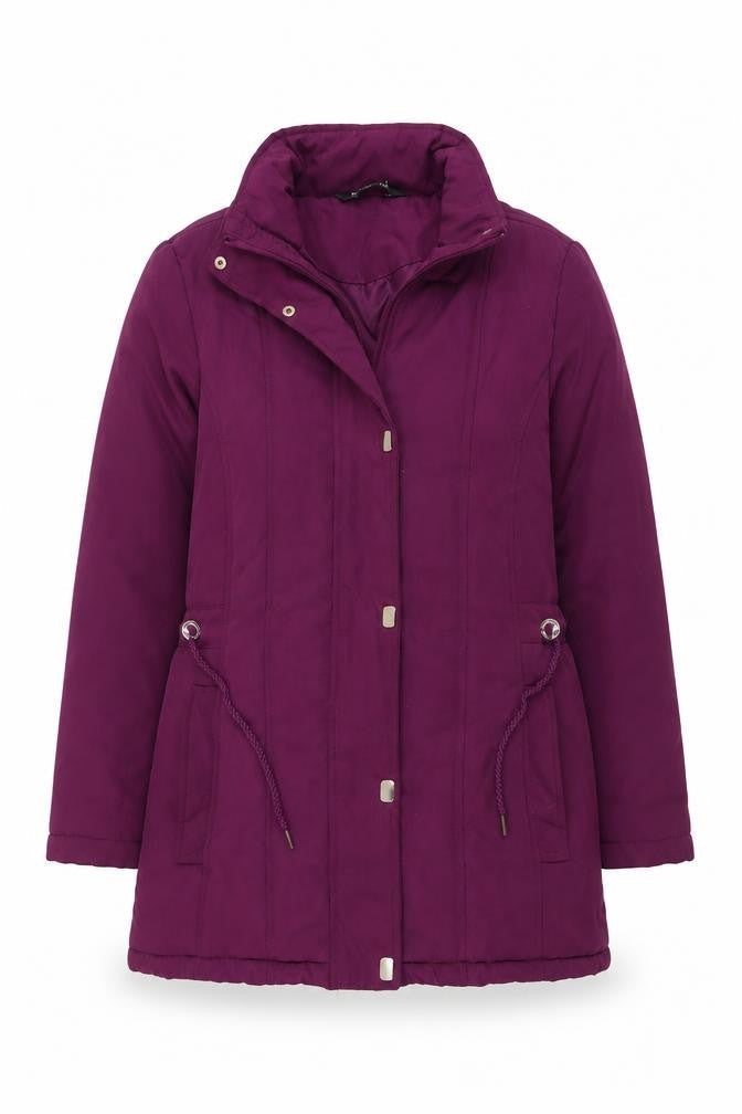 Bonmarché Womens Purple Jacket Size 12 Zip