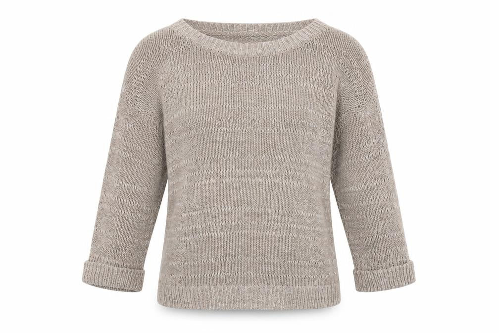 Wallis Womens Beige Boat Neck Acrylic Pullover Jumper Size M