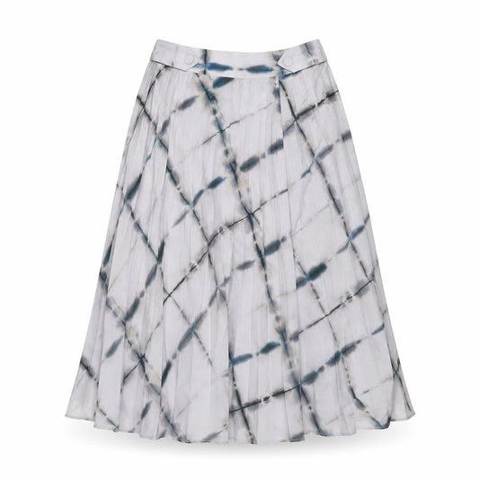 Topshop Womens Purple Geometric Polyester Swing Skirt Size 8
