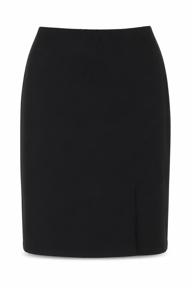 Style Report Womens Black Polyester A-Line Skirt Size 28 in