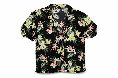 Divided by H&M Womens Multicoloured Floral Viscose Basic Button-Up Size 4 Collared