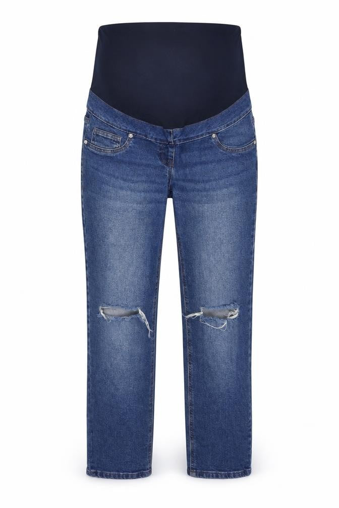 NEXT Womens Blue Cotton Straight Jeans Size 8 Slim