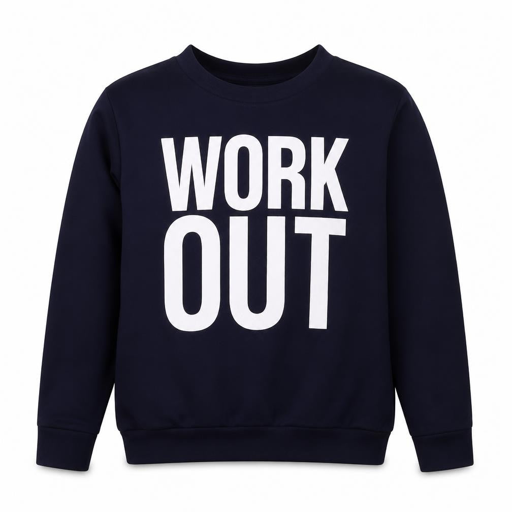 Styleplus Womens Blue Polyester Pullover Sweatshirt Size M Pullover - Work out Size M-L