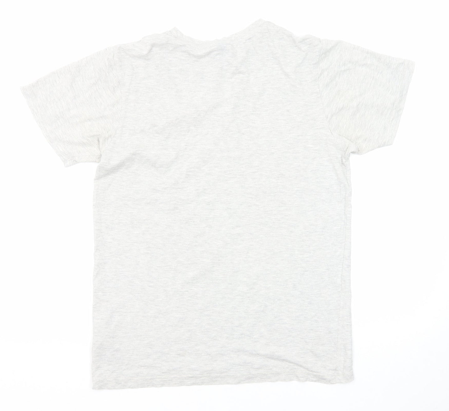 ellesse Mens Grey Cotton T-Shirt Size XS Round Neck
