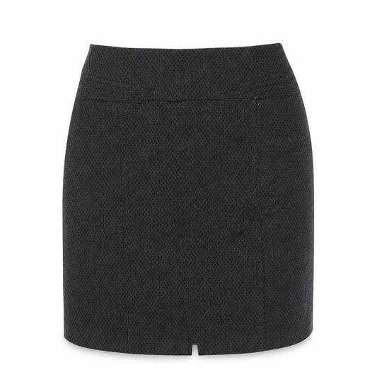 Next Womens Grey Geometric Polyester A-Line Skirt Size 38 in Zip