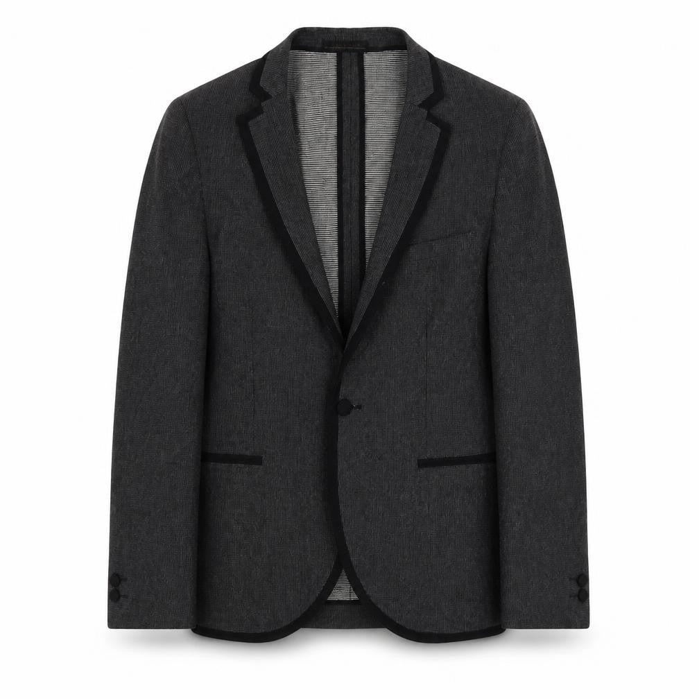 Zara Mens Grey Cotton Jacket Blazer Size 36 Regular