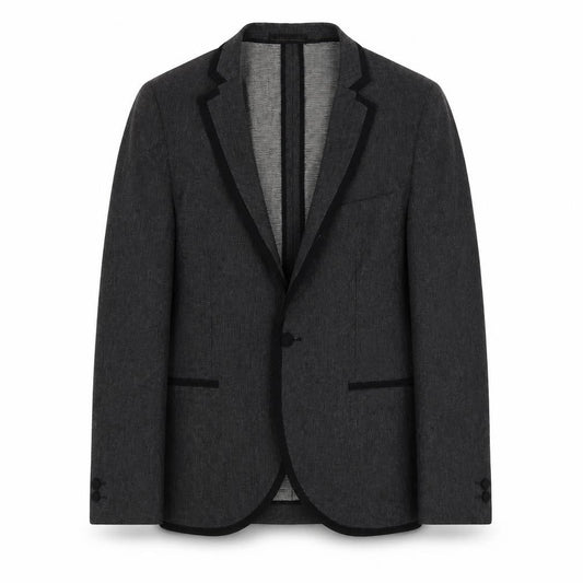Zara Mens Grey Cotton Jacket Blazer Size 36 Regular