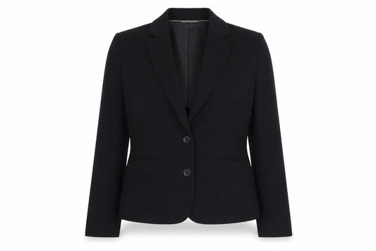 Marks & Spencer Womens Black Polyester Jacket Suit Jacket Size 10