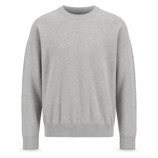 Topman Mens Grey Round Neck Cotton Pullover Jumper Size XS Long Sleeve