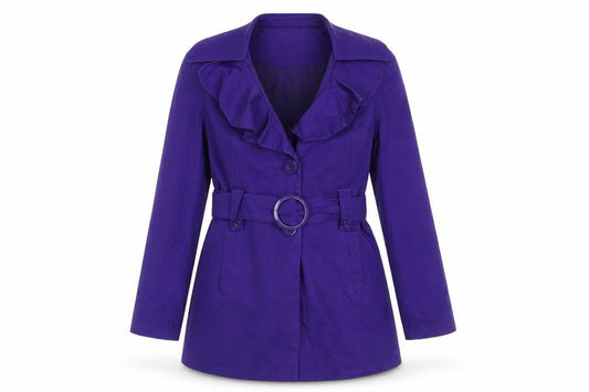Debenhams Womens Purple Jacket Size 8 Button