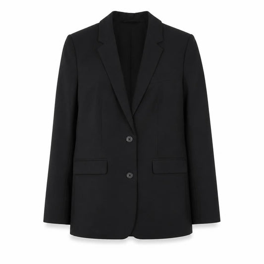 Marks & Spencer Womens Black Polyester Jacket Blazer Size 10