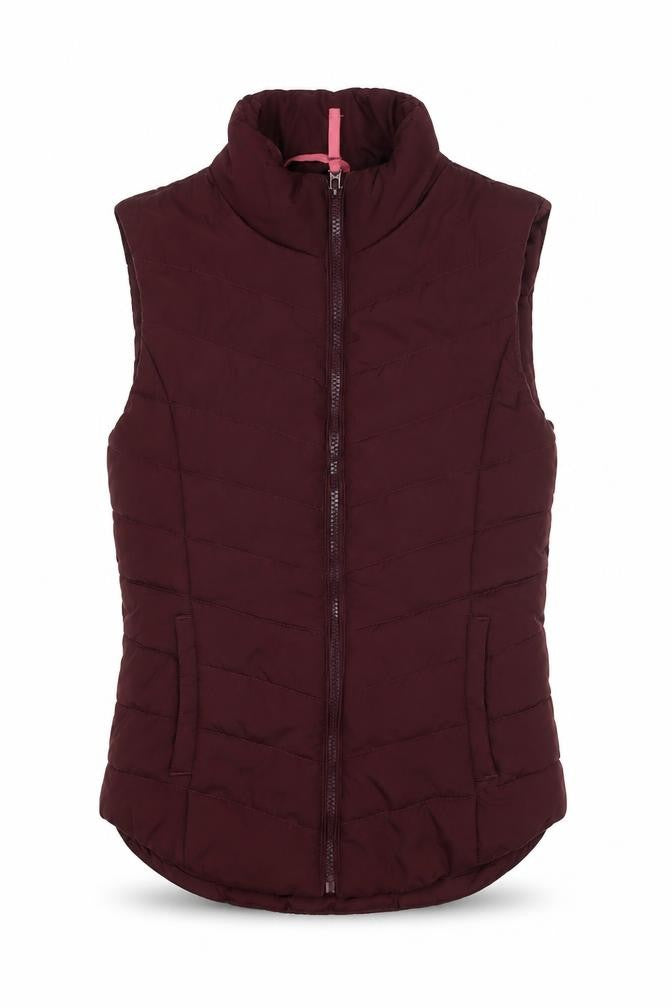 Aeropostale Womens Purple Gilet Jacket Size XS Zip