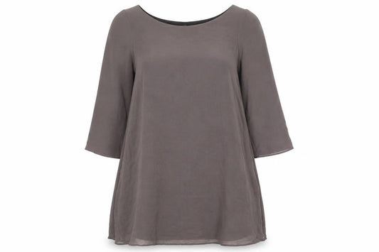 Zara Womens Brown Polyester Shift Size M Round Neck Button
