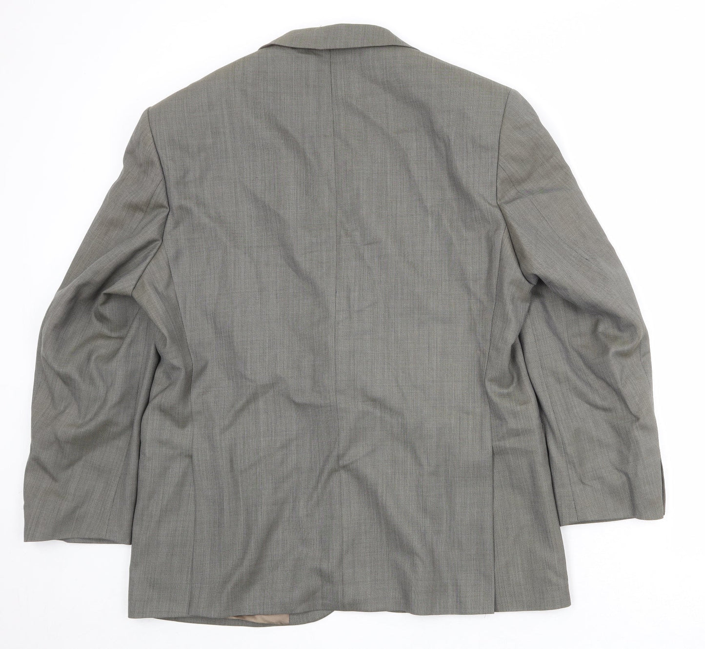Marks and Spencer Mens Grey Wool Jacket Suit Jacket Size 42 Regular