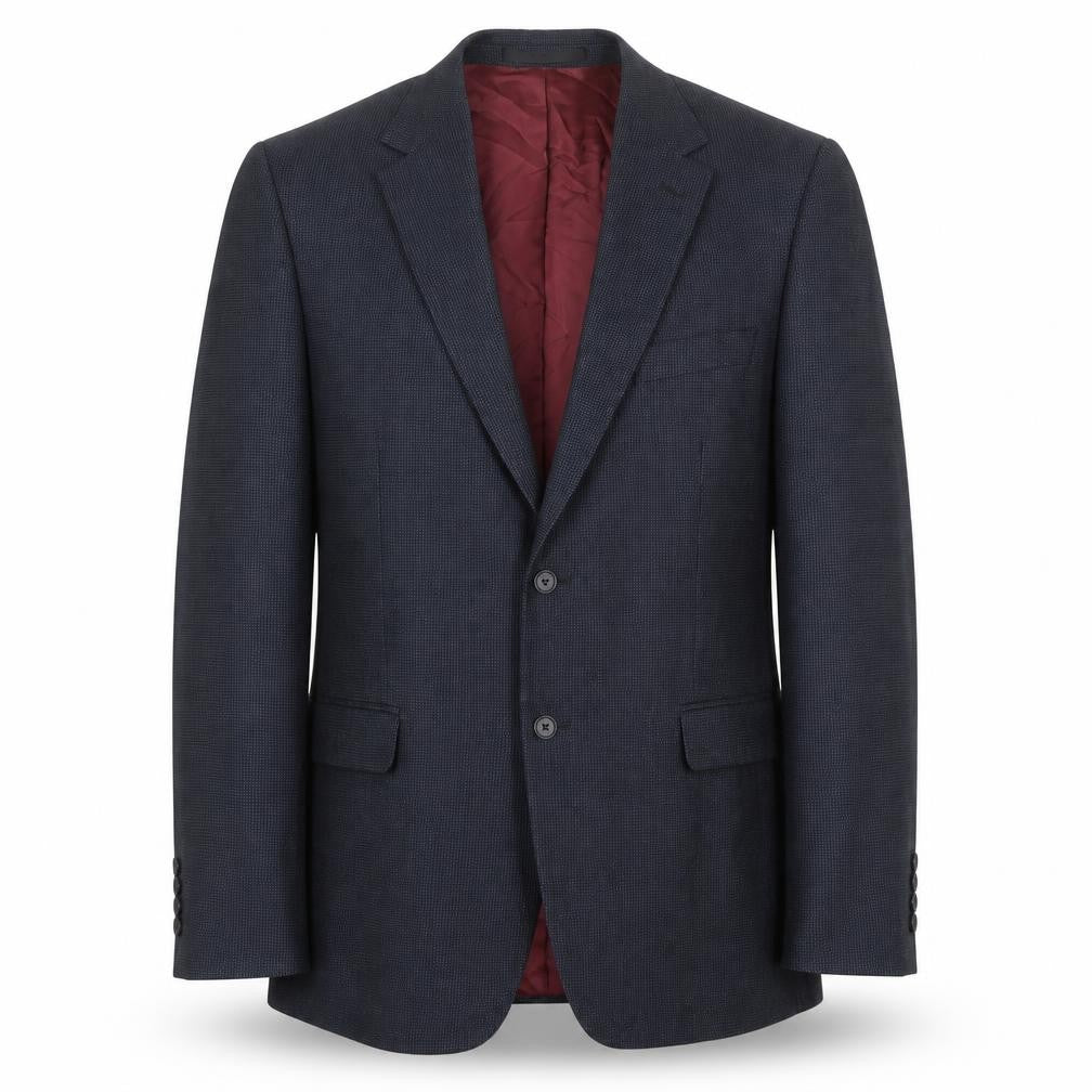 Marks & Spencer Mens Blue Wool Jacket Suit Jacket Size 44 Regular