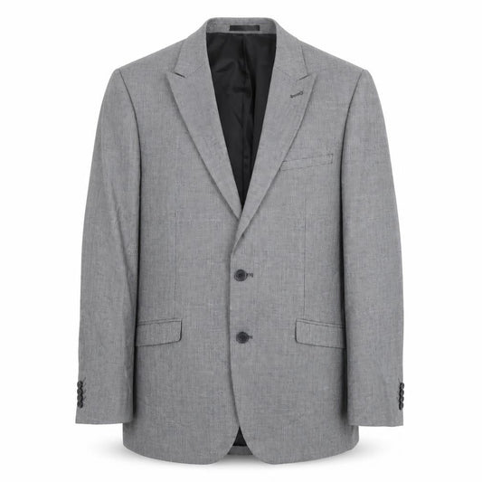 ONESIX5IVE5ive Mens Grey Polyester Jacket Suit Jacket Size 40 Regular
