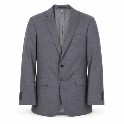 Front view of Autograph men’s grey wool jacket suit jacket, size 40, regular