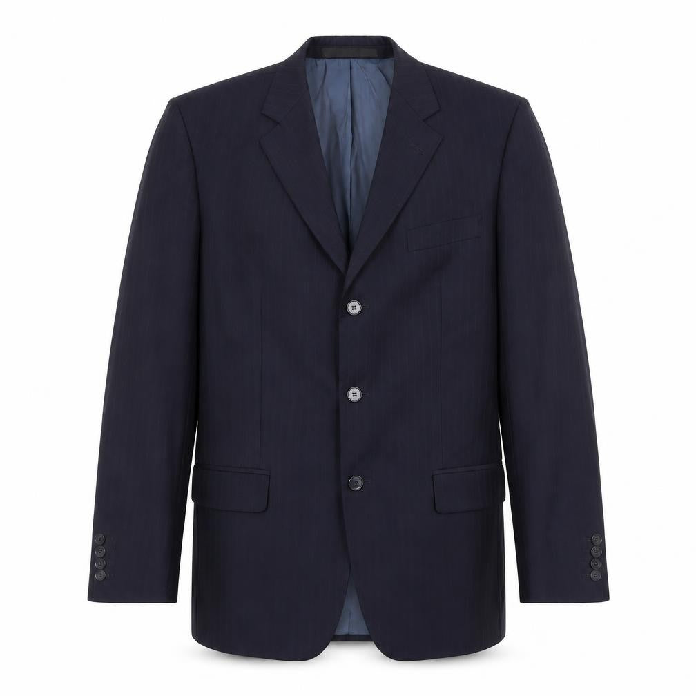 Marks & Spencer Mens Blue Wool Jacket Suit Jacket Size 40 Regular