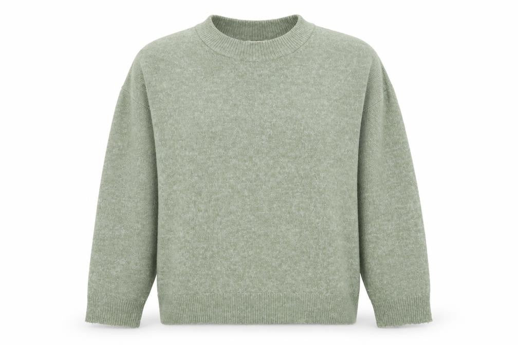 H&M Womens Green High Neck Polyester Pullover Jumper Size XS