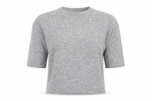 Zara Womens Grey Round Neck Viscose Pullover Jumper Size S