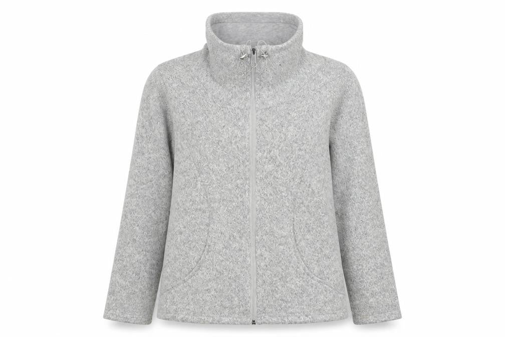 Marks & Spencer Womens Grey Jacket Size 8 Zip