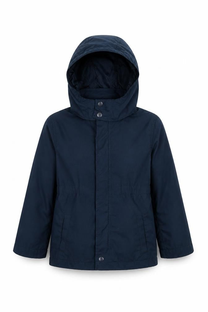 name it Girls Blue Jacket Size 6 Years Zip