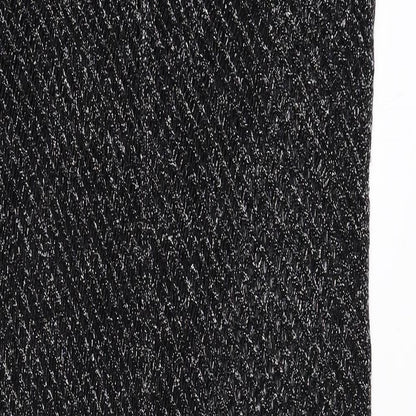 Marks & Spencer Womens Black Cotton A-Line Size M Round Neck Pullover