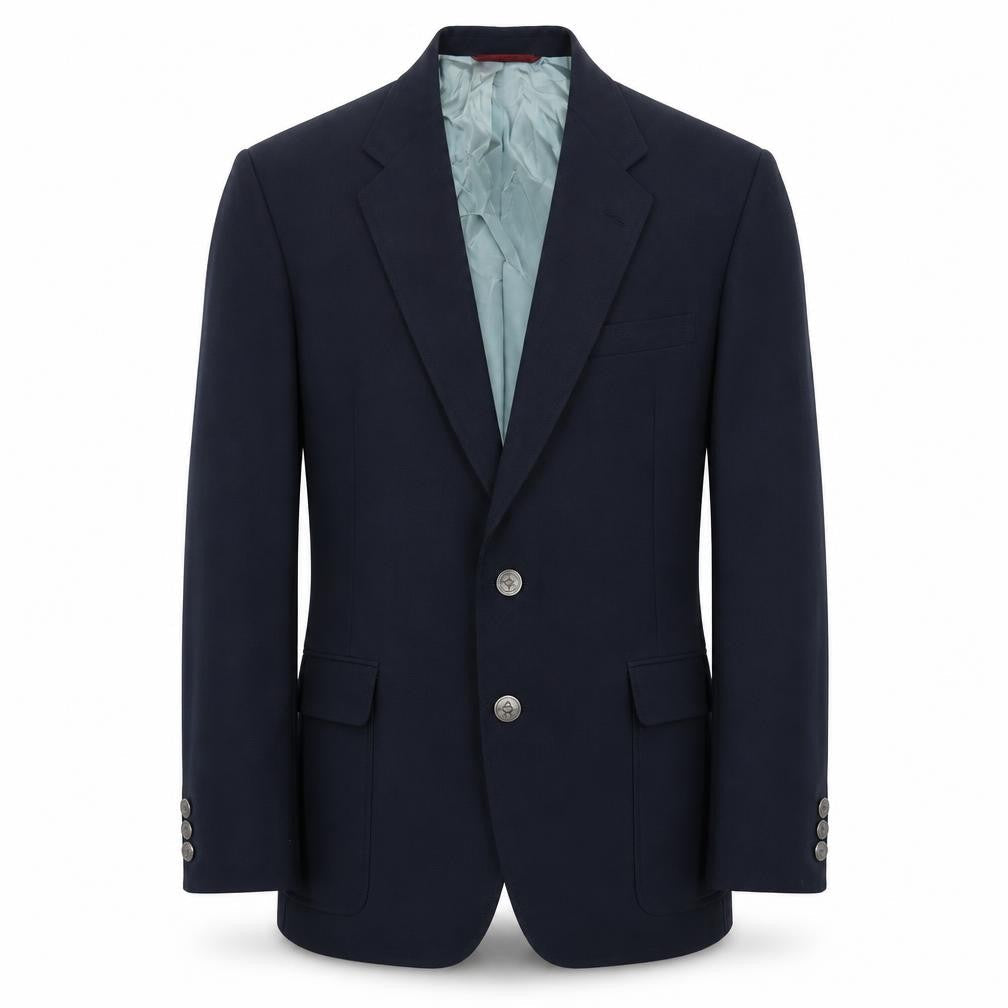 Golden Bear Mens Blue Polyester Jacket Suit Trousers Size 42 Regular