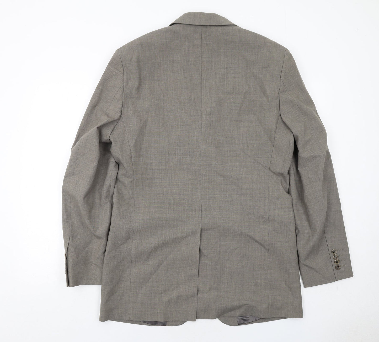 Marks and Spencer Mens Grey Polyester Jacket Suit Jacket Size 40 Regular