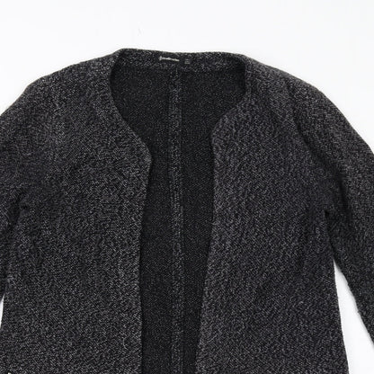 Stradivarius Womens Grey Geometric Jacket Size S