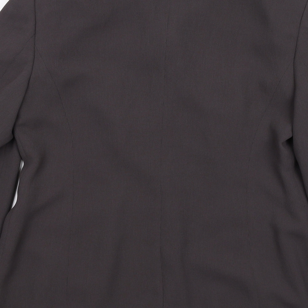 Precis Womens Grey Jacket Size 12 Button