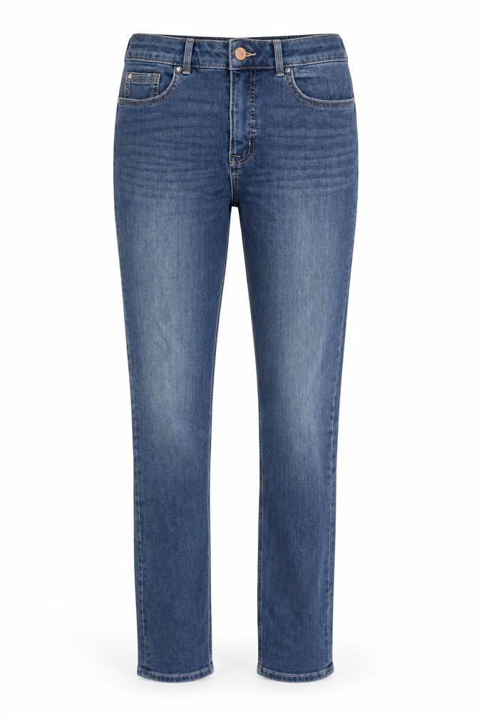 Marks & Spencer Womens Blue Polyester Skinny Jeans Size 30 in Regular Zip