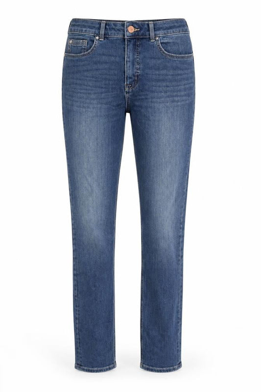 Marks & Spencer Womens Blue Polyester Skinny Jeans Size 30 in Regular Zip