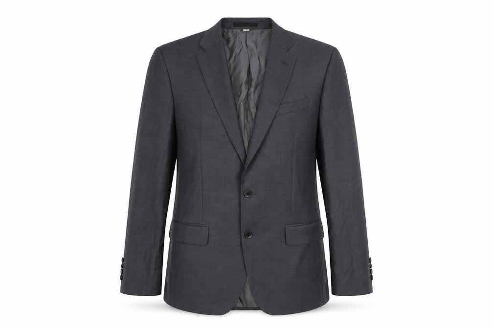 Marks & Spencer Mens Grey Wool Jacket Suit Jacket Size 40 Regular