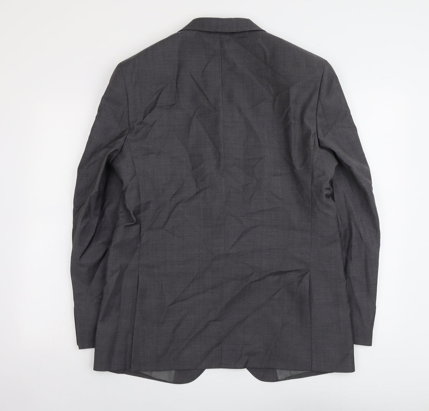 Marks and Spencer Mens Grey Wool Jacket Suit Jacket Size 40 Regular