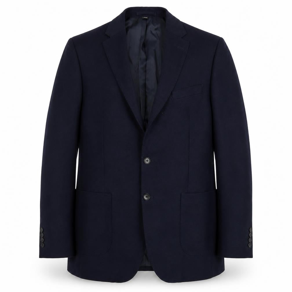 Marks & Spencer Mens Blue Polyamide Jacket Suit Jacket Size 42 Regular