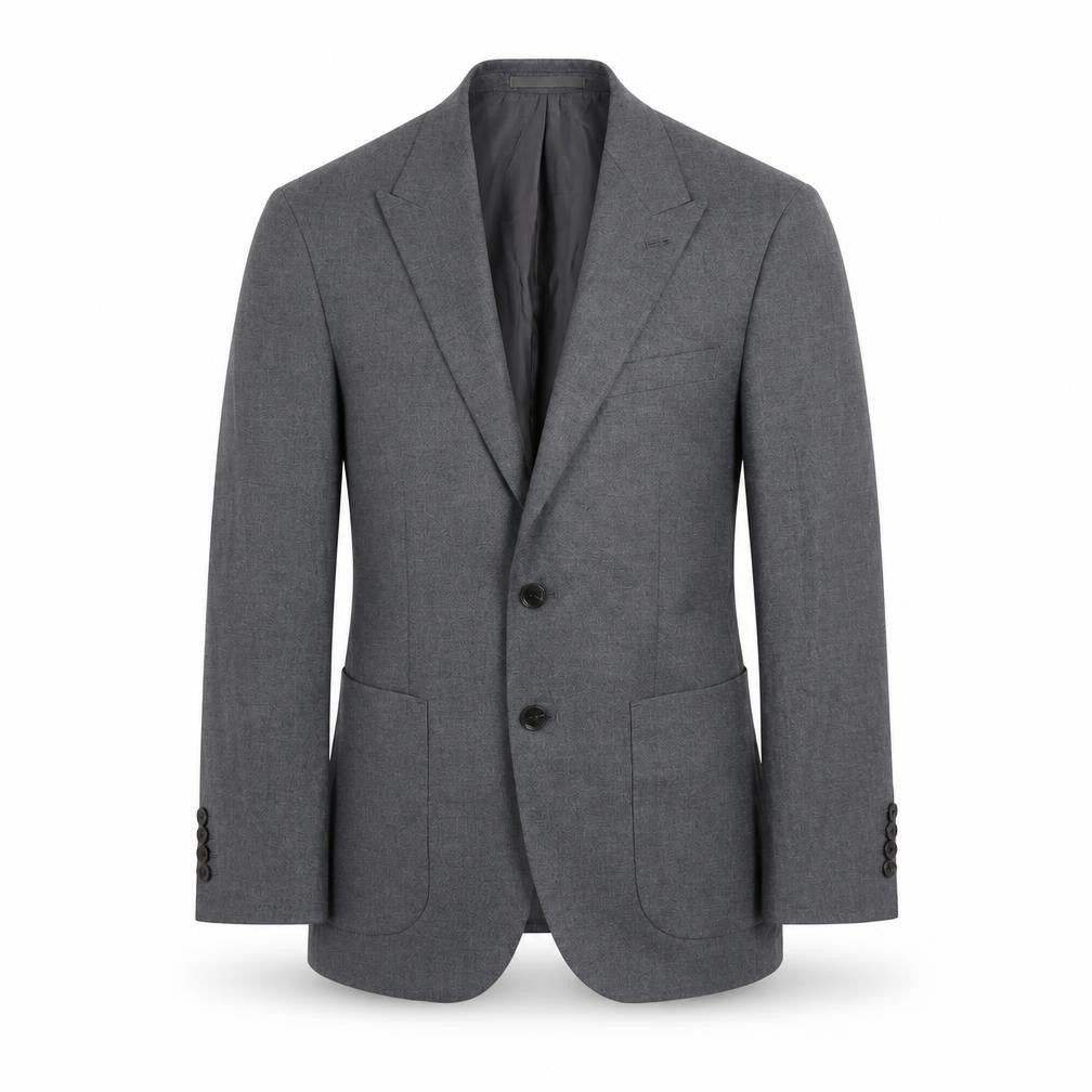 Marks & Spencer Mens Grey Polyester Jacket Suit Jacket Size 38 Regular