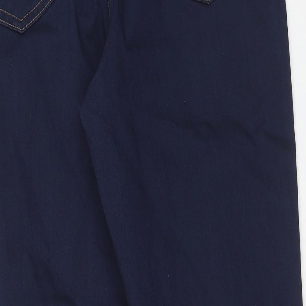 Marks and Spencer Womens Blue Cotton Jegging Jeans Size 14 Regular