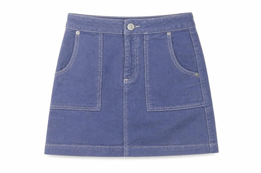 BDG Womens Purple Cotton A-Line Skirt Size 26 in Zip