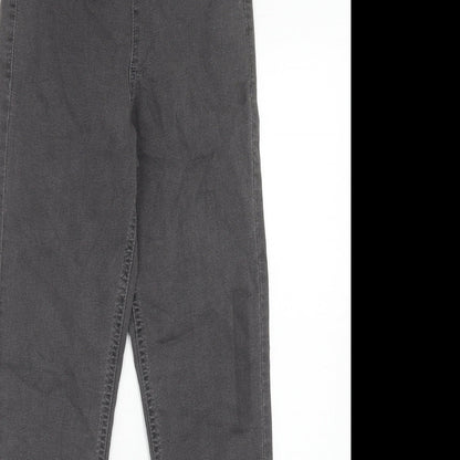 Marks & Spencer Womens Grey Cotton Jegging Jeans Size 6 Regular
